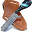 Limited Edition Custom Bull Knife – Handcrafted Damascus Steel - Korvel