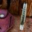 Artisan Fish-Inspired Damascus Steel Folding Knife with Sheep Horn & Brass Handle - Leather Sheath Included - Korvel