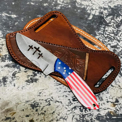 Custom Cowboy Switchblade – 8-Inch J2 Steel Blade with Unique Handle - Korvel