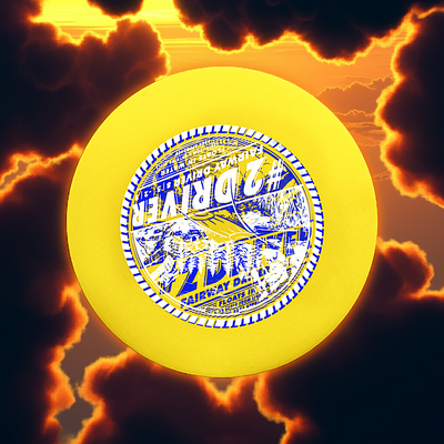 Lightning Strikeout Sure Grip #2 Fairway Driver Golf Disc - Korvel