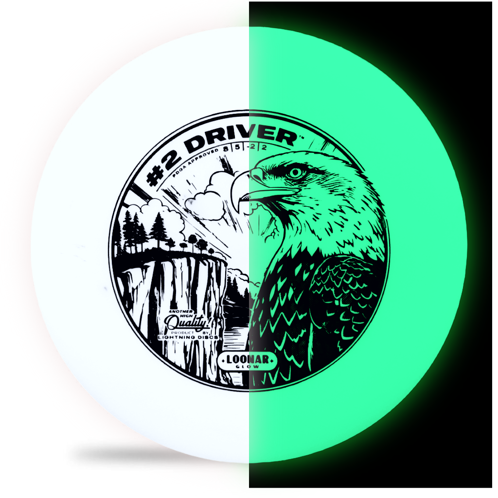 Disco de golf Lightning Loonar Glow #2 Fairway Driver: Máximo rendimiento