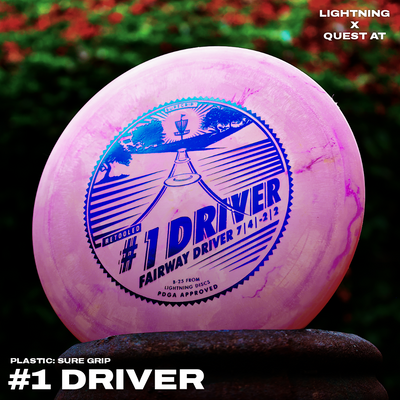 Lightning Sure Grip Fairway Driver - Premium Disc Golf Choice