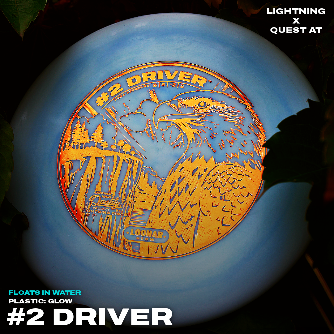 Disco de golf Lightning Loonar Glow #2 Fairway Driver: Máximo rendimiento