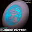 Disque de putter de golf en caoutchouc lumineux Loonar Glow