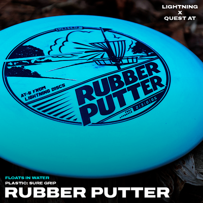 Ultimate Grip Rubber Putter Golf Disc for Precision Play