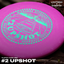 Disque de putter Lightning Standard n° 2 Upshot pour golf de précision