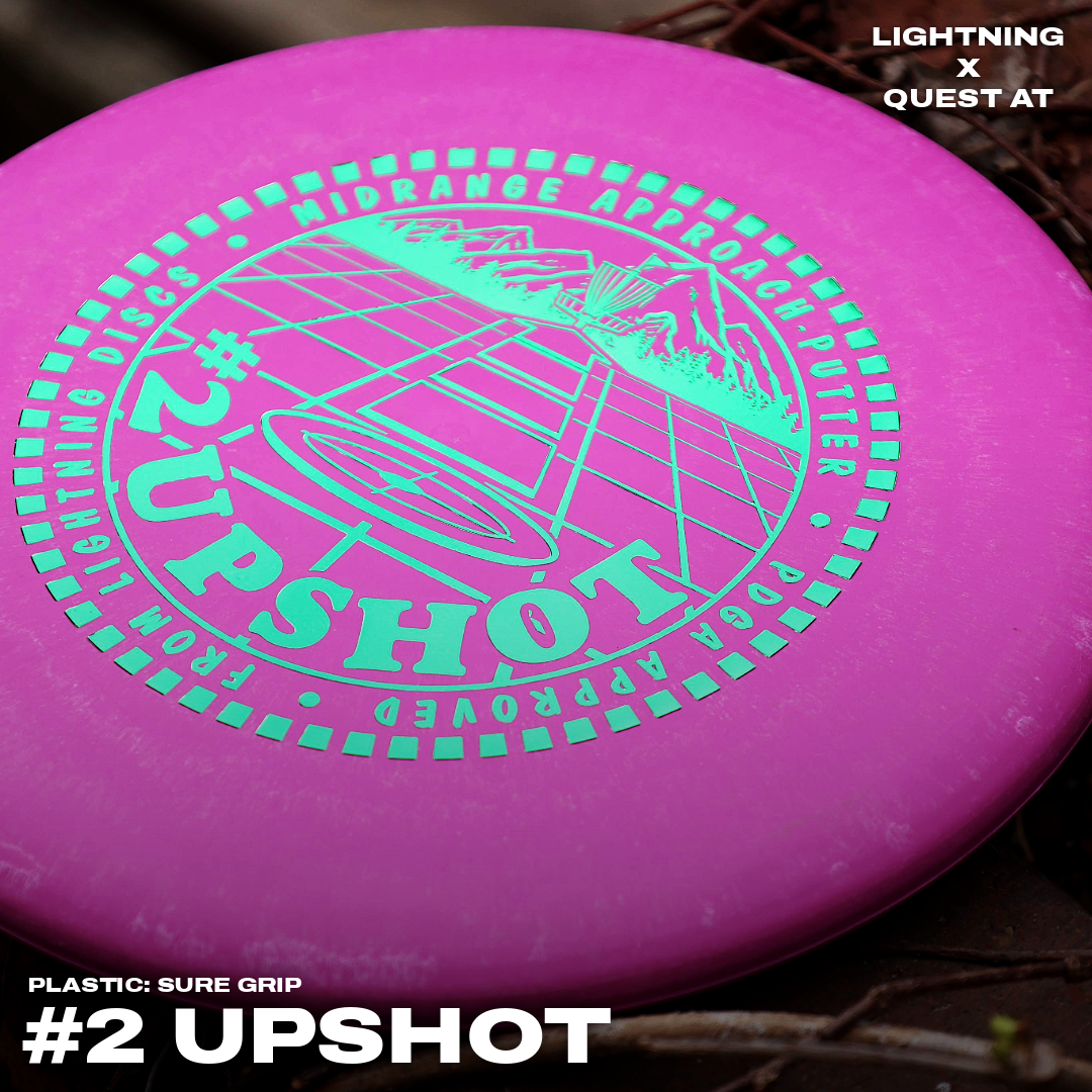 Disque de putter Lightning Standard n° 2 Upshot pour golf de précision