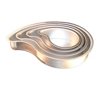 Comma Baking Pan - Aluminum - 12" X 2"