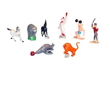 Circus 9-Piece Cake Topper Set