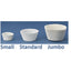 Cups à pâtisserie blancs ondulés premium - Taille standard 2" x 1 1/4"