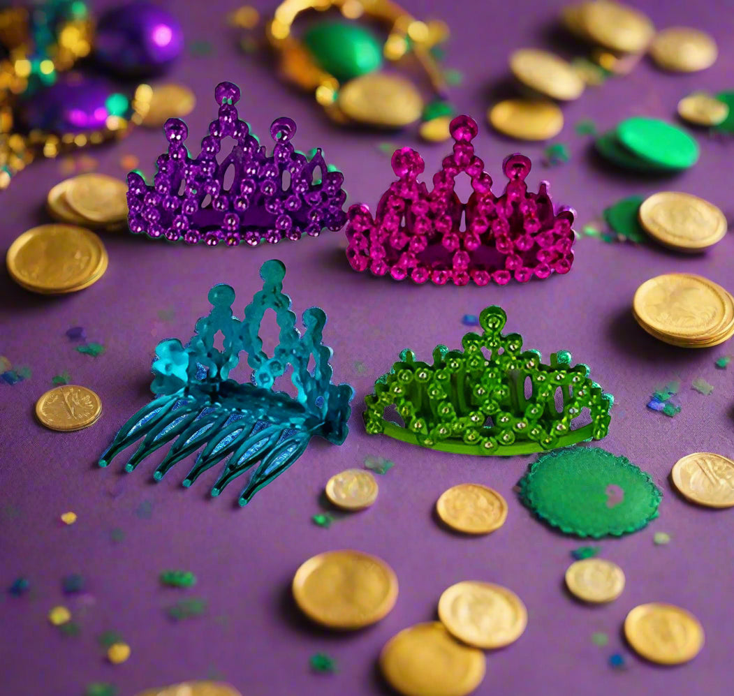 Tiara Minis - Assorted Colors, 1-1/2" - 24 Count
