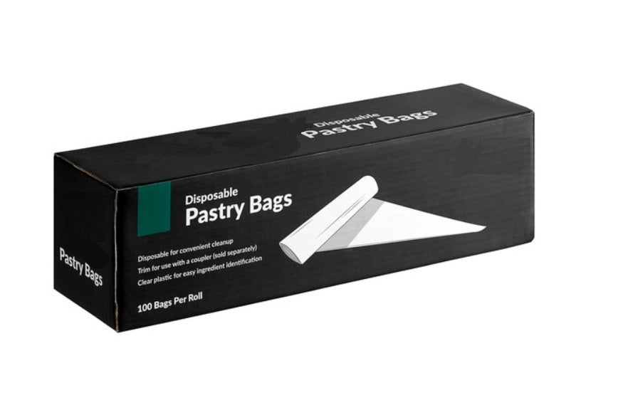 Bolsas de Pastelería Desechables Transparentes - Serie Económica (100 Bolsas)