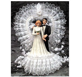 My Heart Forever Cake Topper - 9" High Elegance