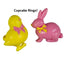 Rings 3D Lapin & Poussin - Assortiment Rose & Jaune - 72 Comptes