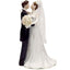 Figurine de Mariée et Marié Juif Traditionnel - 7,5" de Haut
