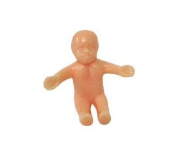 Mardi Gras King Cake Babies, 1-1/4", Choose Skin-tone and Count - Korvel