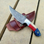 Personalized 8" Damascus Hunting Knife with American Flag Handle - Perfect Gift for Groomsmen and Anniversaries - Korvel