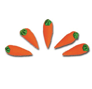 Edible Royal Icing Carrot Decorations - Small, Medium, Large