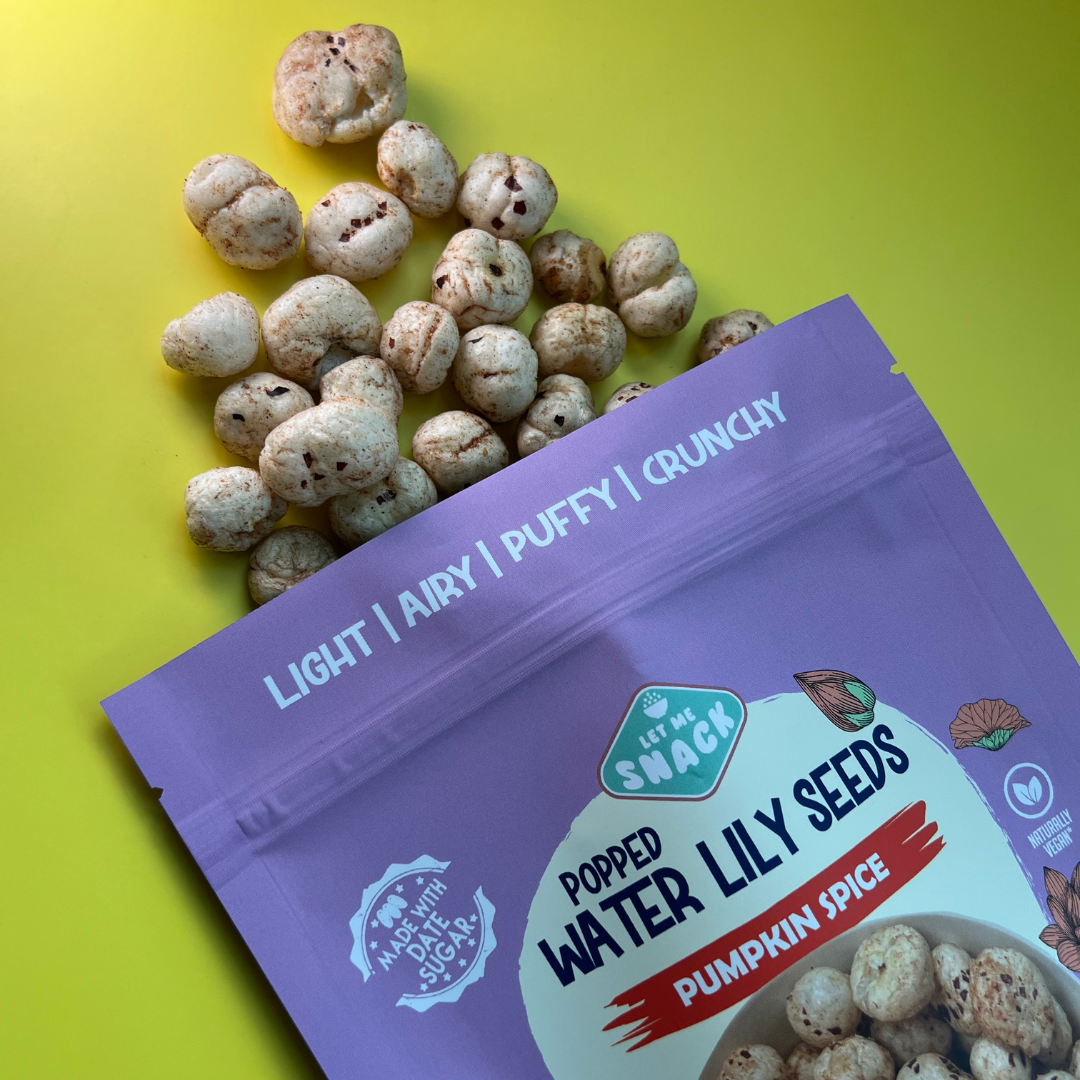 Pumpkin Spice Crunch – Limited Edition Vegan Water Lily Seed Snack