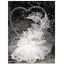 Braided Hearts & Flowers Cake Topper - 7.5" High
