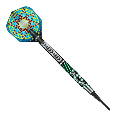 Celt Druid Soft Tip Dart Set-90% Tungsten Barrels - Korvel