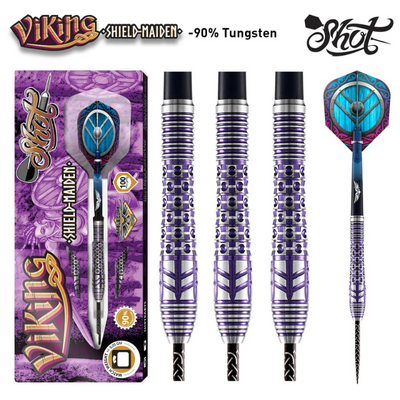 Viking Shield-Maiden 90% Tungsten Steel Tip Dart Set - Unleash Your Inner Warrior - Korvel
