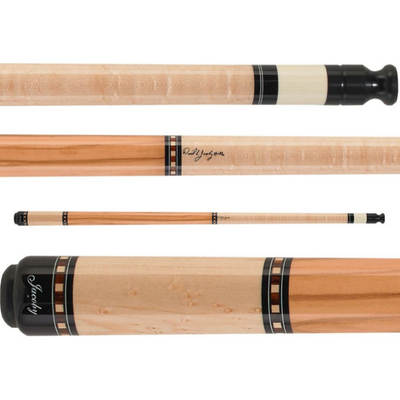 Premium Jacoby HB1 Billiard Cue - Birdseye Maple & Olivewood with Cocobolo Accents - Korvel