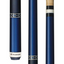 Players Brilliant Blue Gloss Wrapless Cue - Korvel