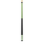 Vibrant Lime Green Checker Flag Billiard Cue Stick - Korvel
