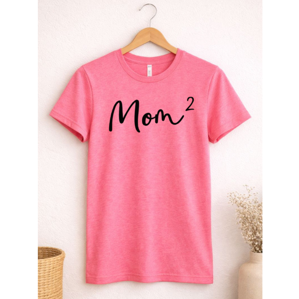 Mom Of 2 Graphic Tee