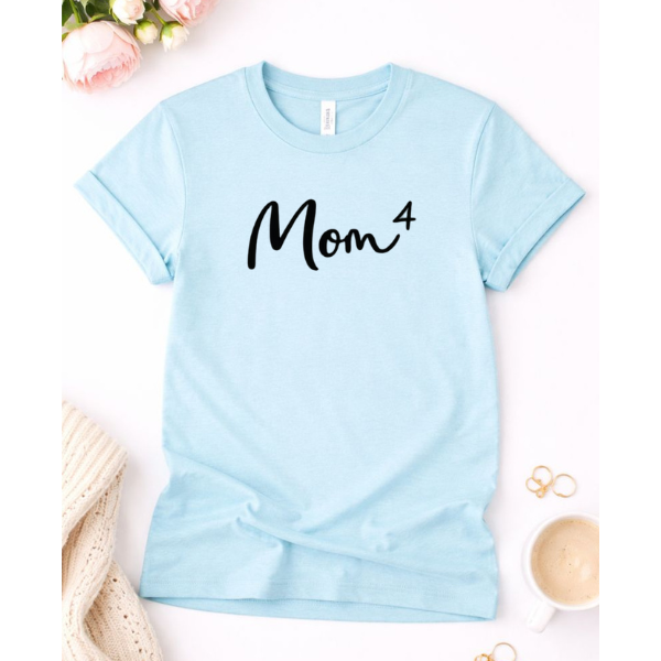 Mom Of 4 Graphic Tee