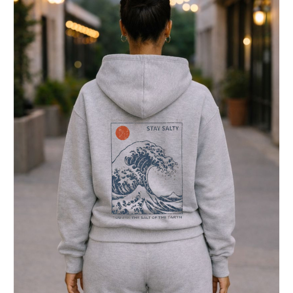 Stay Salty Printed Sweat Set
