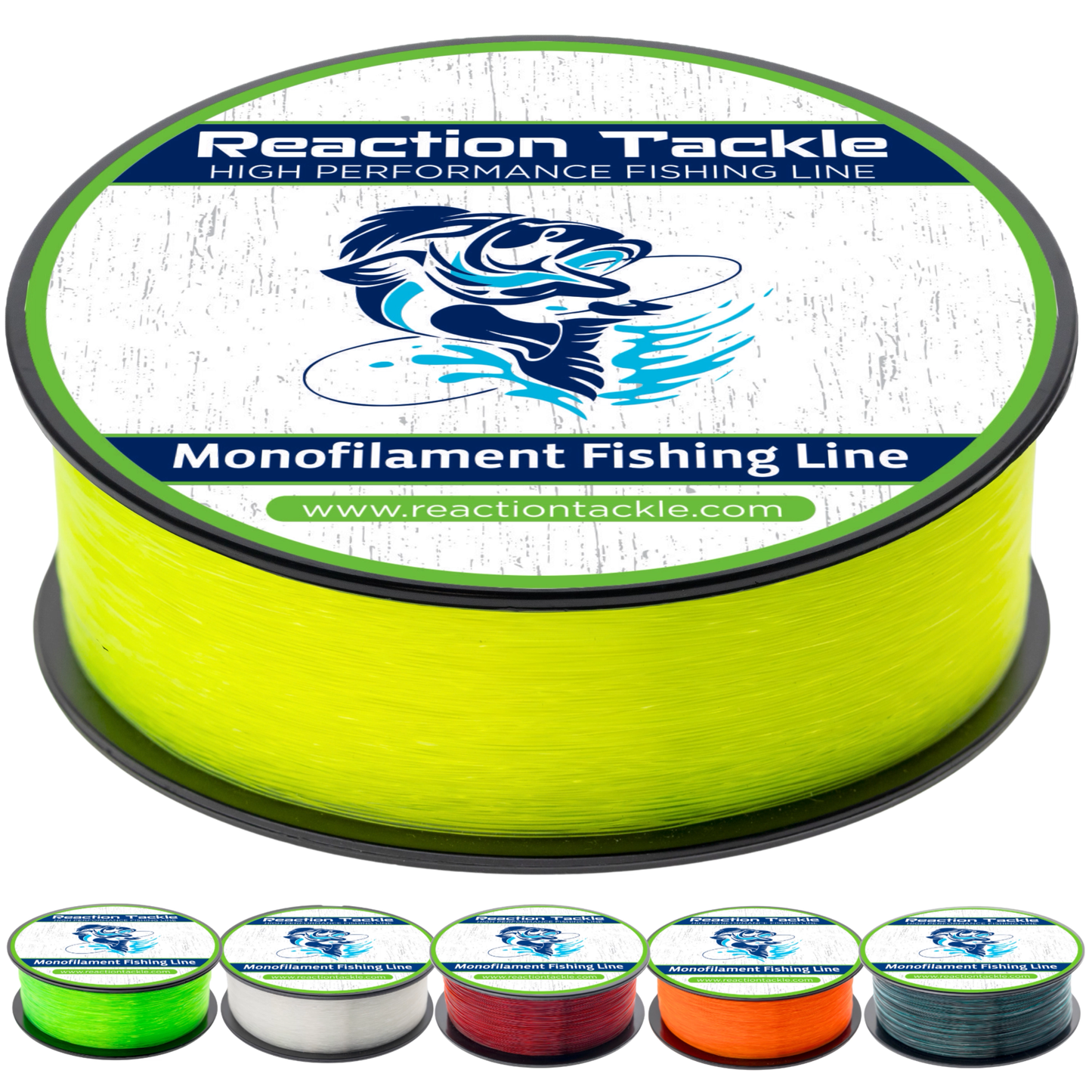 Premium Reaction Tackle Monofilament Fishing Line - Strong & Versatile