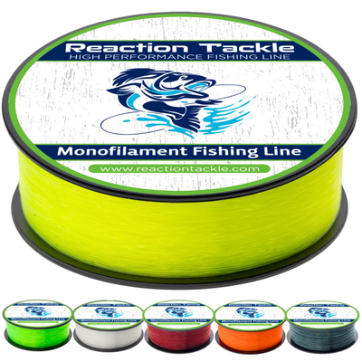 Premium Reaction Tackle Monofilament Fishing Line - Strong & Versatile