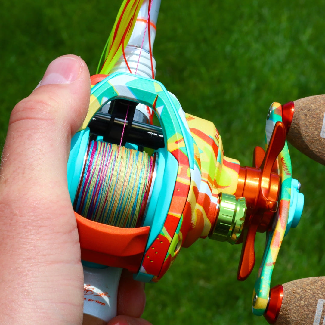 Línea de Pesca Trenzada Multicolor Reaction Tackle