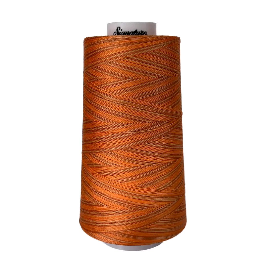 Hilo de algodón variegado M77 tonos melocotón