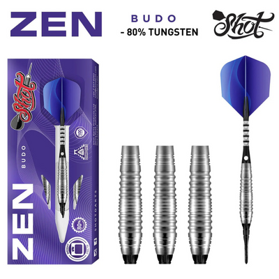 Zen Budo Precision Tungsten Dart Set - 80% Tungsten Barrels - Korvel