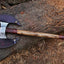 Handcrafted Double-Head Viking Axe | High Carbon Steel | Ash Wood Handle & Leather Sheath - Korvel