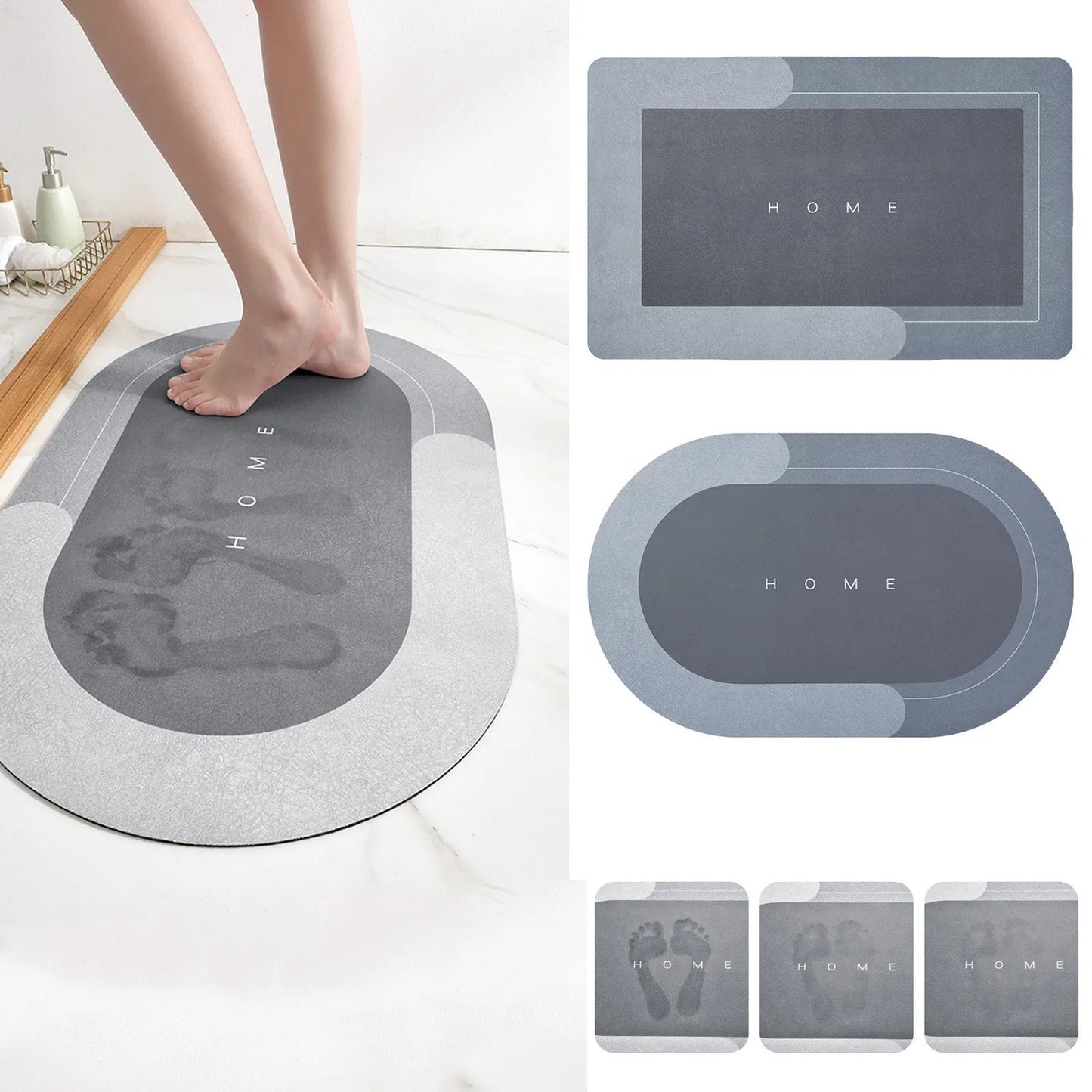 Alfombra de baño premium de secado rápido
