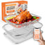 Air Fryer Basket Set with Extendable Handles - 304 Stainless Steel