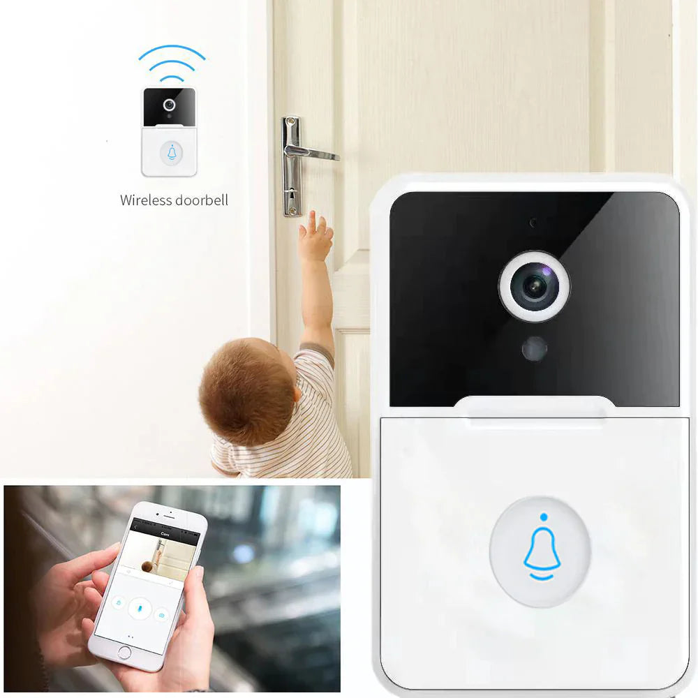 Wireless Smart WiFi Doorbell with Video Intercom