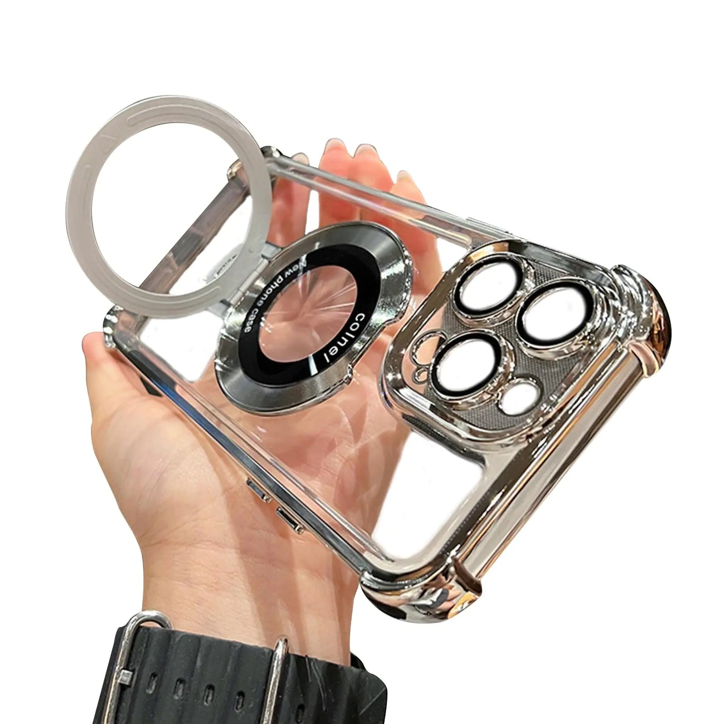 Four Corners Anti-Drop Cell Phone Case for iPhone Pro Max