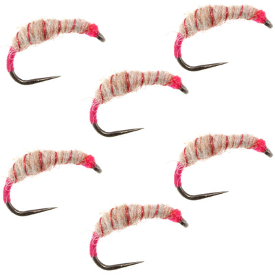 Utah Killer Bug Tenkara Flies - Set of 6, Size 10 - Korvel