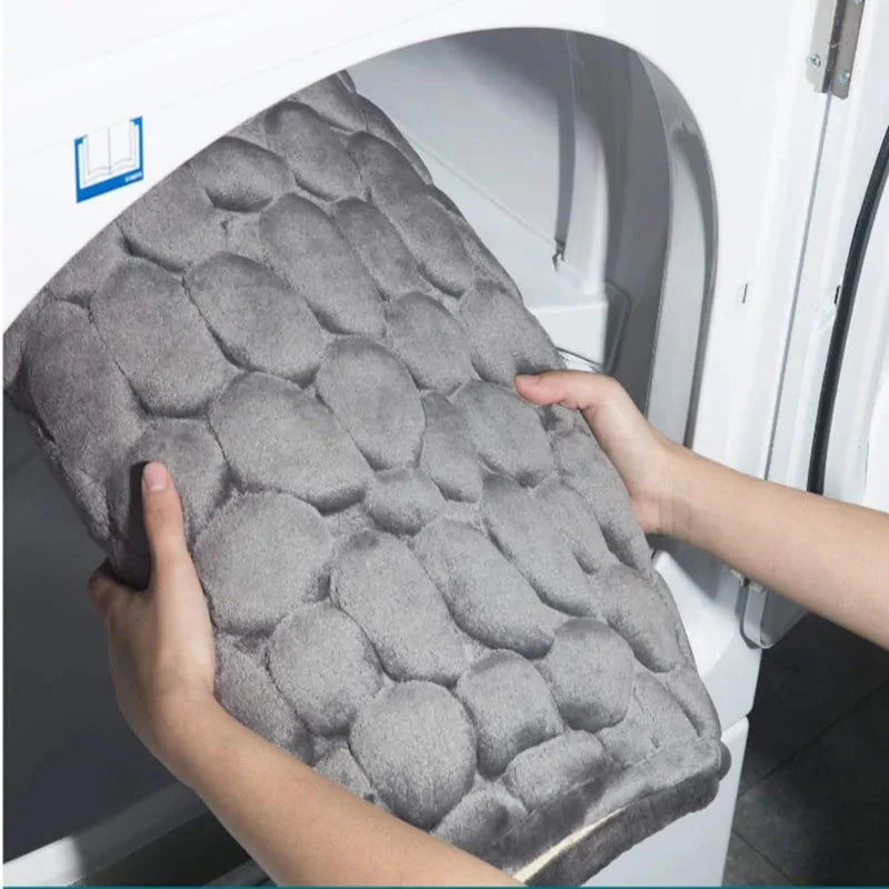 Alfombrilla de baño antideslizante con relieve