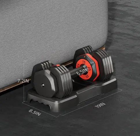 Juego de Mancuernas Ajustables de 55LB para Entrenamientos en Casa