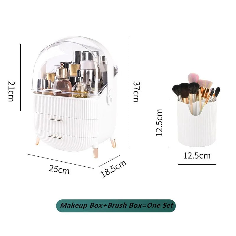 Elegant Cosmetic Storage Box Organizer