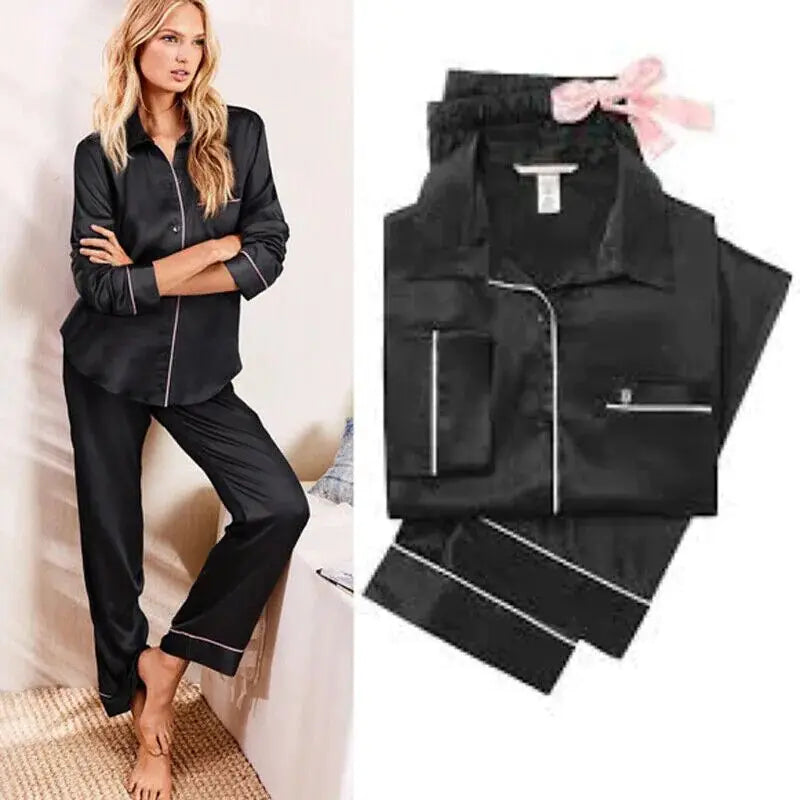 Elegant Women's Satin Pajamas Set for Ultimate Comfort