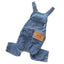 Chic Denim Jumpsuits for Stylish Dogs