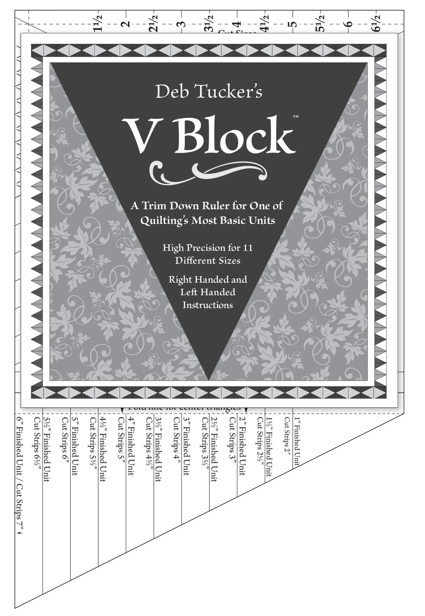 V Block Trimmer for Precision Quilting