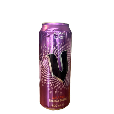 V Energy Grape Burst 500mL – Bebida Energética de Guaraná Sabor Uva